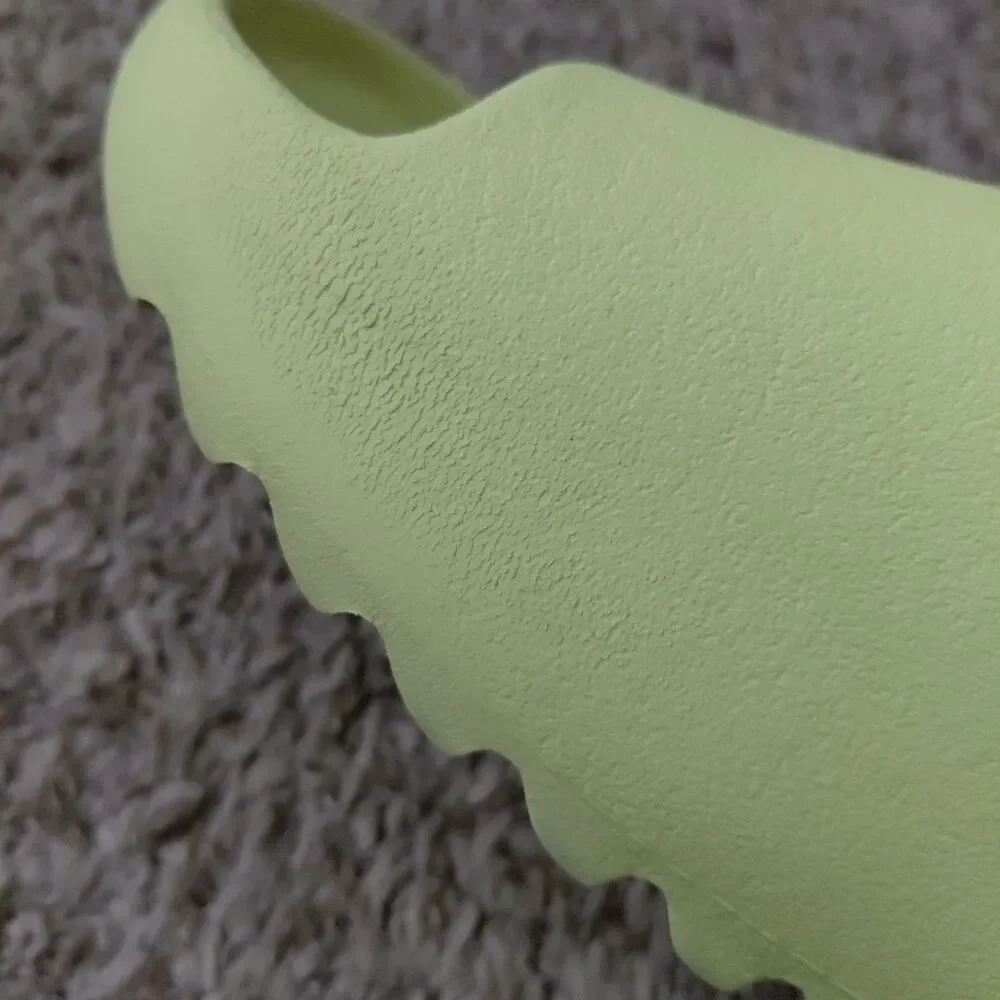 Yeezy Slide Green Glow Mens Size 8 Comfort Slides No Box